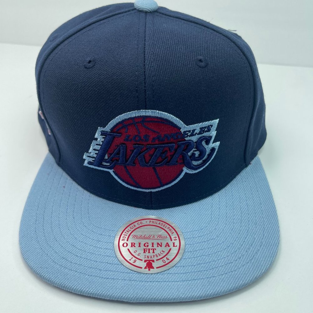 NEW Mitchell & Ness NBA Skyberry Cobbler Snapback Los Angeles Lakers Hat